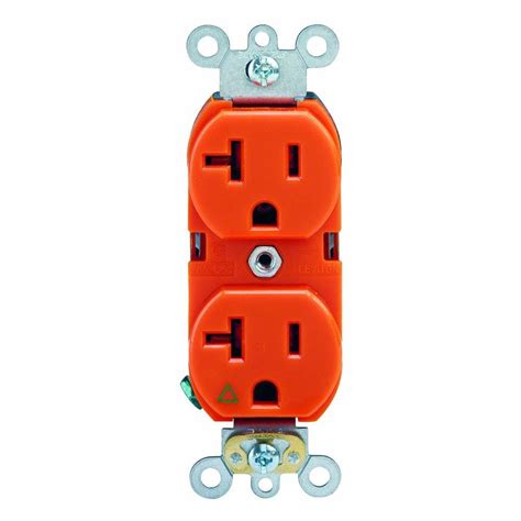 orange electrical outlet system